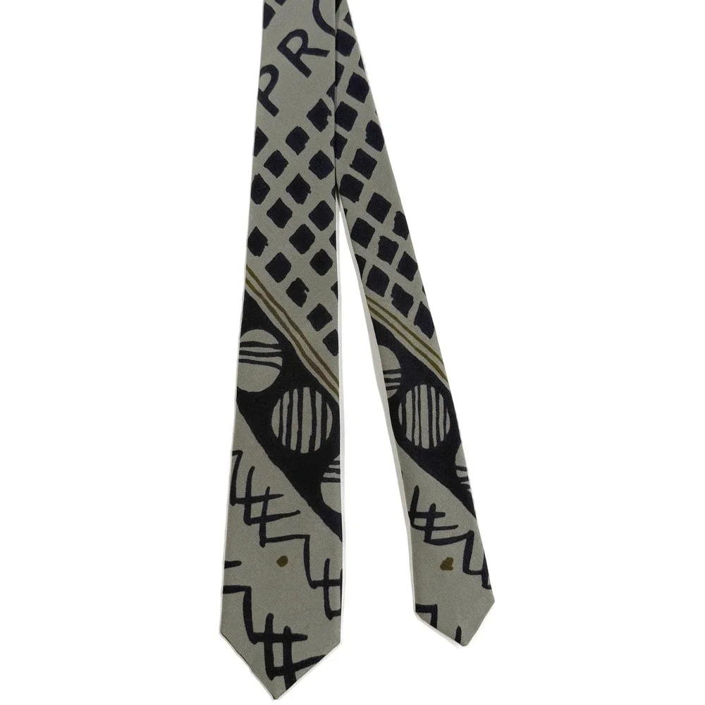 Burberry Prorsum Silk Tie Abstract Print W: 2.5